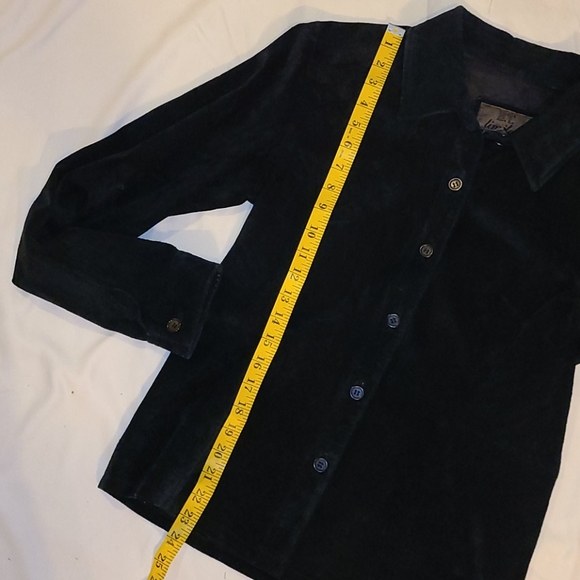 B.T. limited Suede Button Up Coat - Picture 9 of 10